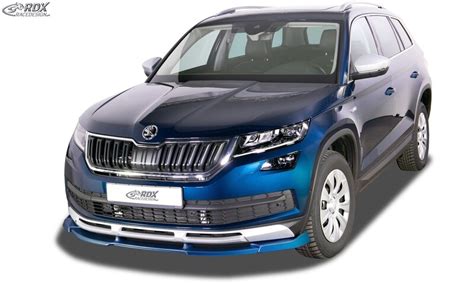 Front Spoilers Rdx Front Spoiler Vario X For Skoda Kodiaq Scout Ns