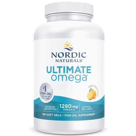 Nordic Naturals, Ultimate Omega-3, 1280mg, with EPA and DHA, High Dose ...