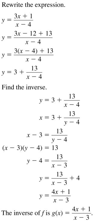 Big Ideas Math Algebra Answers Chapter Rational Functions Ccss