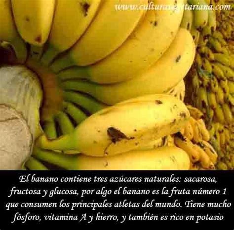 Propiedades Del Banano O Cambur Culturavegetariana Vegetarian