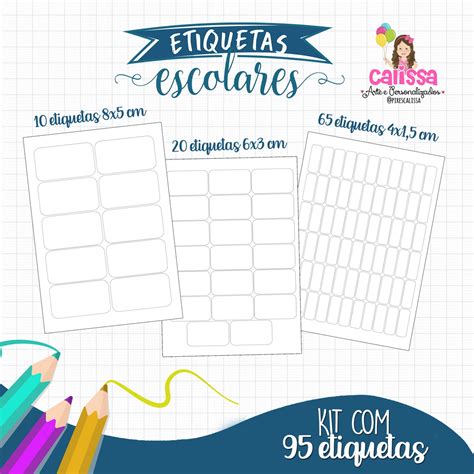 KIT Etiqueta Escolar Rapunzel Enrolados FRETE GRÁTIS Elo7