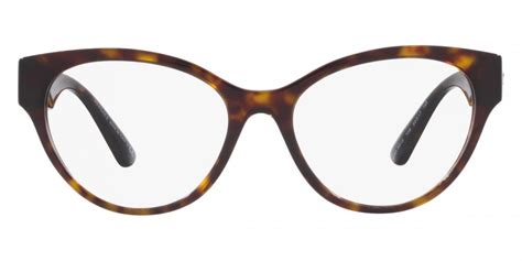 Versace™ Ve3313 108 52 Havana Eyeglasses