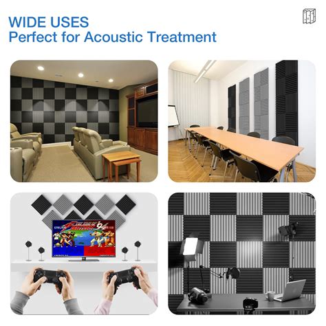 Buy Pack Acoustic Panels Self Adhesive X X Quick Recovery