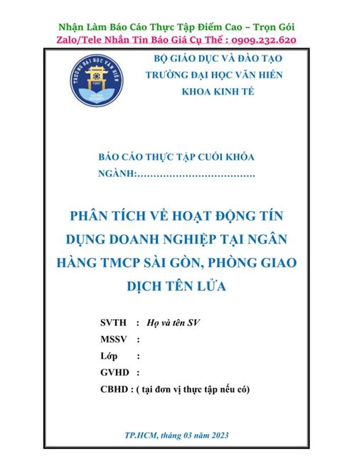 Phân Tích Về Hoạt Động Tín Dụng Doanh Nghiệp Tại Ngân Hàng Sacombank PDF