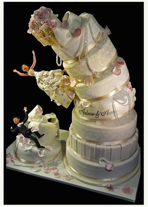 Nom Nom 10 Wonderfully Wacky Wedding Cakes Easy Weddings