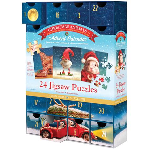 Calendrier De L Avent Puzzles Animaux De No L Jeux Et Jouets