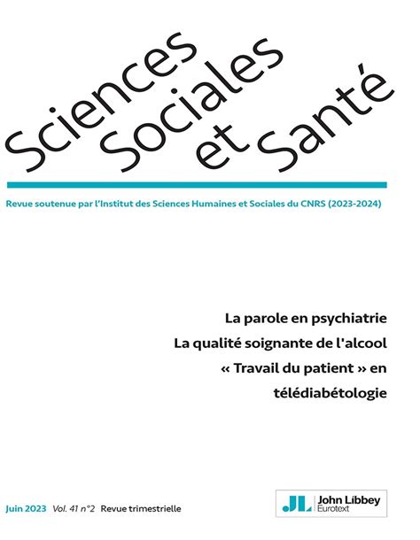 Revue Sciences Sociales Et Sant Cairn Info