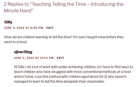 Teaching Telling the Time – Introducing the Minute Hand – SJB Teaching