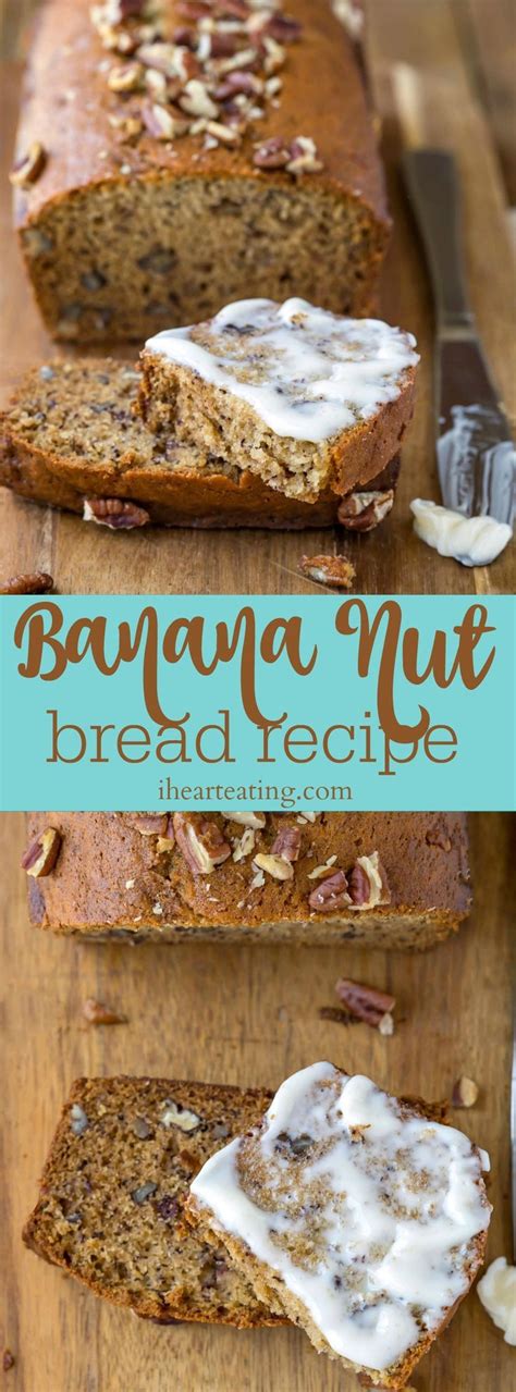 Moist Banana Nut Bread Recipe Makes Delicious Banana Bread Add Nuts