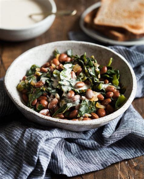 Simple Stewed Beans and Collard Greens | A Cup of Jo