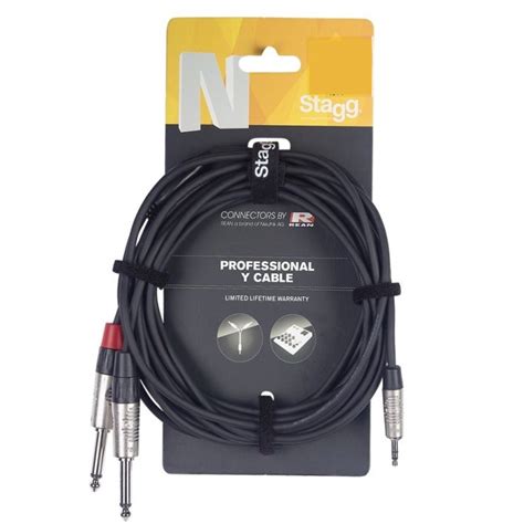 Stagg N Series Stereo Mini Jack To 2 X Mono Jack GigGear