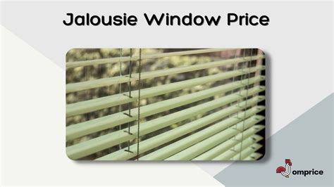 Jalousie Window Price List And Size In Philippines 2025