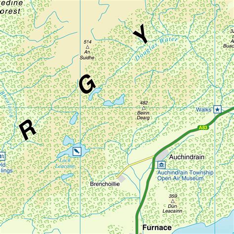 Argyll & Bute Tourist Map by Nicolson Digital Ltd | Avenza Maps