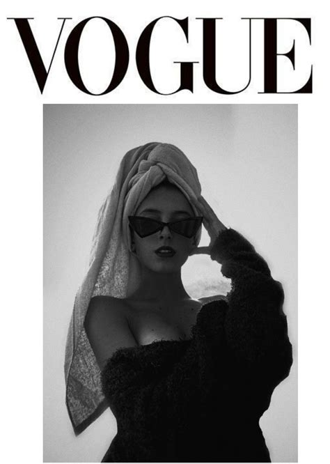 Vos Podes Ser La Tapa De Tu Propia Revista Vogue Black And White