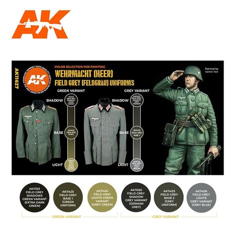 Ak Interactive Rd Gen Acryl Set Field Grey Uniforms Traudls