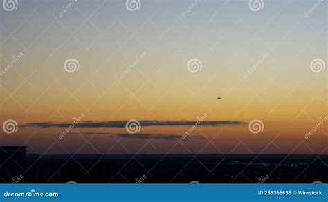 Sunset View from Downtown Mississauga, Ontario Stock Image - Image of ...