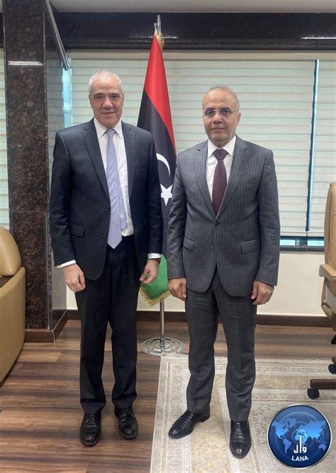 Libyan News Agency Al Kelani Discusses With The Turkish Ambassador