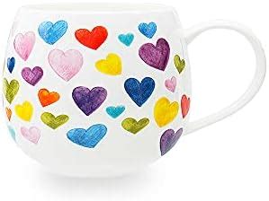 Amazon Glen Mila 13oz Cute Coffee Mugs For Women Bone China Coffee