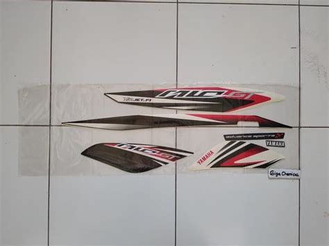 Jual Striping Sticker Lis Yamaha Mio Gt Hitam Putih Di Lapak