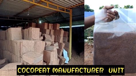 Cocopeat Manufacturer Unit Complete Process Coconut Coco Coir Pith