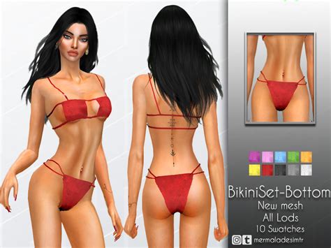 The Sims Resource Bikini Set Bottom