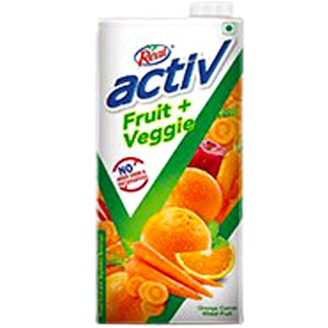 Activ Fruit Veggie Orange Carrot Mixed Fruit Juice Thom S Bakery And