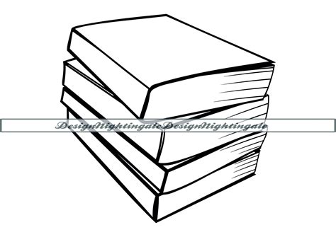 Stack Of Books Svg Pile Of Books Svg Books Svg Books Etsy