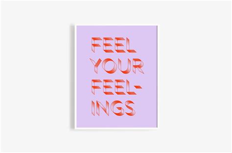 Feel Your Feelings Print, Digital Print, Wall Art, Art Prints ...