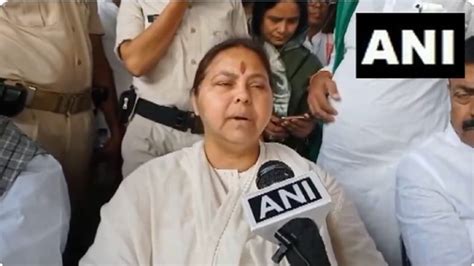 Bihar Lok Sabha Elections 2024 Misa Bharti Rjd Candidate From Patliputra Files Her Nomination