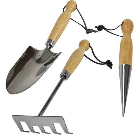 Set Outils Jardinage Inox R Teau Plantoir Transplantoir Krisalys