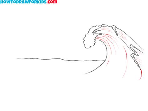 How To Draw Ocean Waves With Pencil