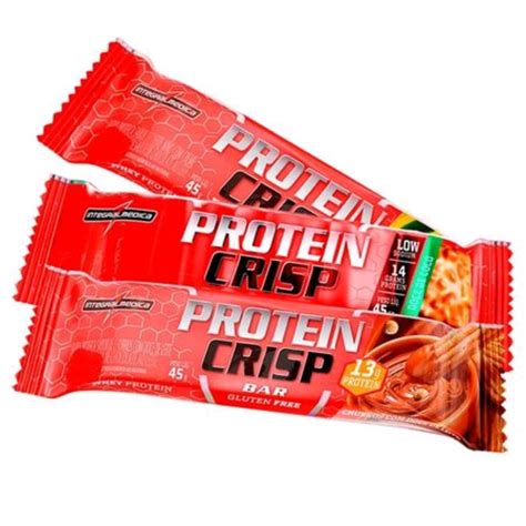 Crisp Bar Protein 45g Sabores Integralmedica Barra De Proteina