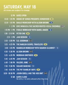 Festival Guide Freshgrass Bentonville May The Momentary