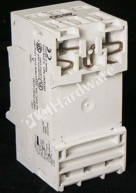 PLC Hardware: Allen-Bradley 140F-D3F-C30 Fuse Holder, 3-P, UL Class CC, 30A