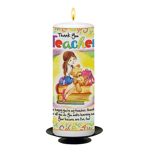 Thank You Teacher Candles Personalised Thank You Candles Candlezone