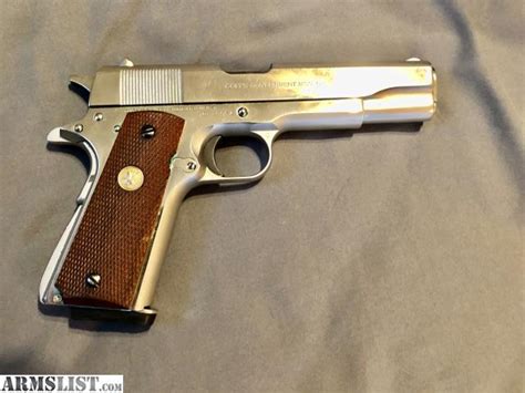 ARMSLIST For Sale COLT Series 70 BRIGHT NICKEL