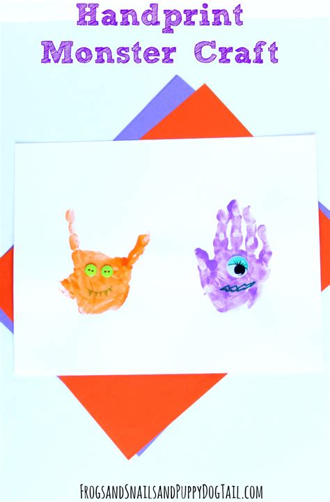 Monster Handprint Art Fspdt