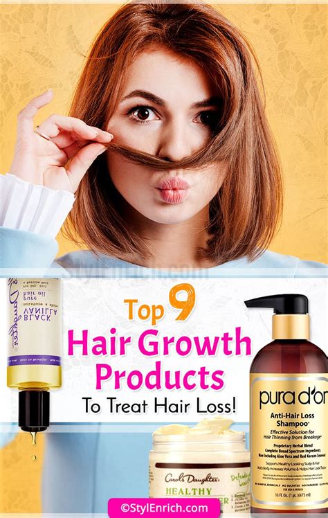 Hair Growth Products : Best 9 Products to Treat Hair Loss!