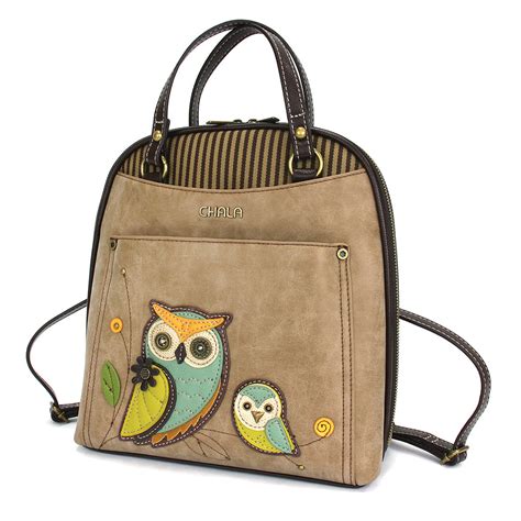 Convertible Backpack Purse Owls Chala Group