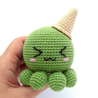 Ravelry Octopus With Ice Cream Cone Pattern By Yuliia Matiienko