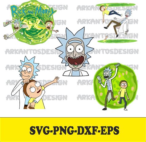 Rick And Morty SVG Bundle Rick Morty SVG Cut File Rick And Morty File