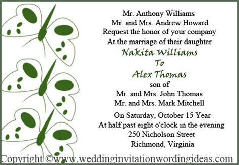 Traditional Wedding Invitation Wording – How To Write