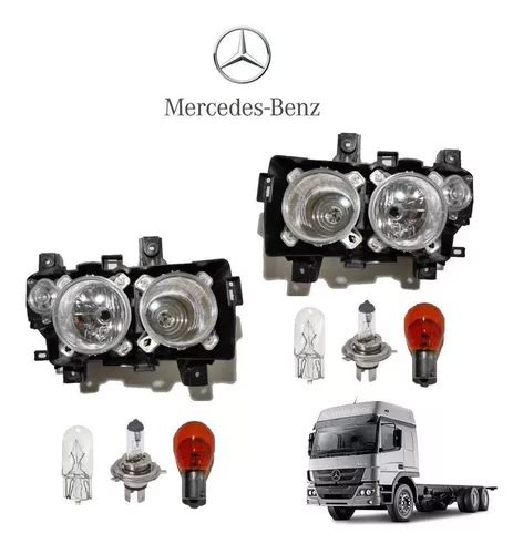 Par Farol Caminh O Mercedes Benz Atego Original Fortluz