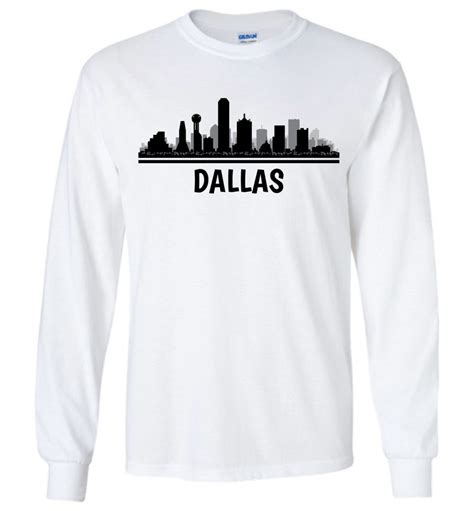 Dallas, TX Skyline T-Shirt | Custom Gifts Etc.