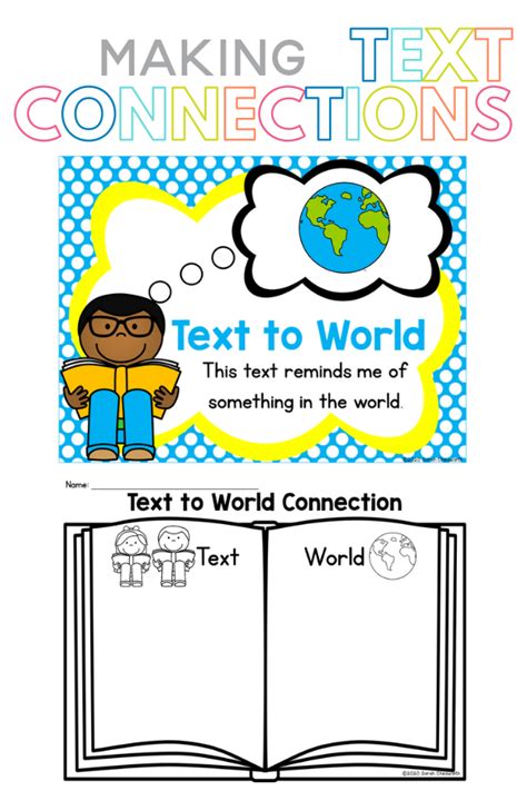 Text Connections Anchor Charts Text To Text Connections Text To Self