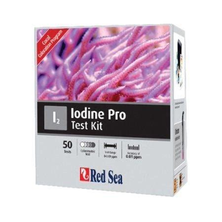 Red Sea Fish Pharm Rcp Iodine Pro Test Kit Aquatic Art Inc