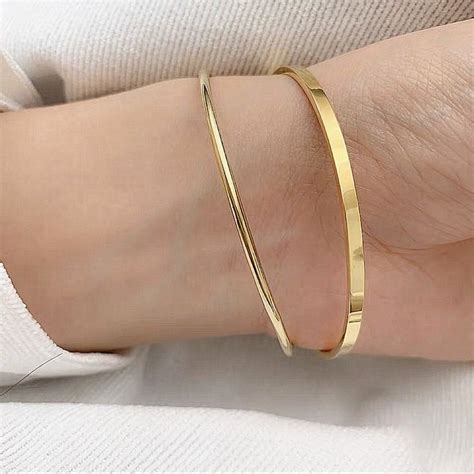 Gold Minimalist Jewelry Modern Gold Jewelry Gold Jewelry Simple Minimalist Bracelet Girly