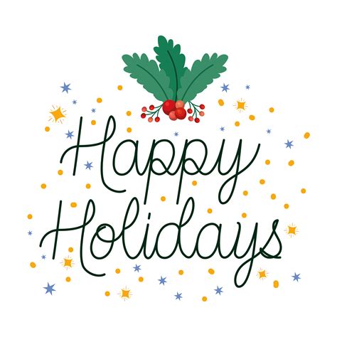 Happy Holidays Vector Art, Icons, and Graphics for Free Download