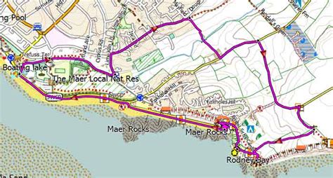 Maps of Best Exmouth Walks Walks