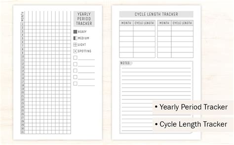 Amazon Period Journal For Women Menstrual Cycle Tracker For